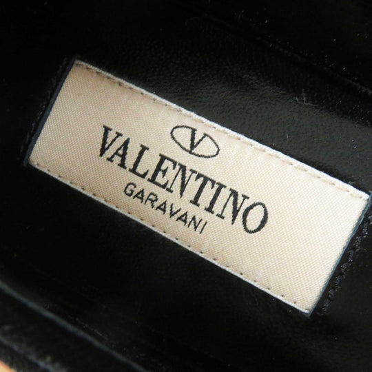 Valentino Garavani pumps Velvet, some with rock studs black Women 36 Used Authentic