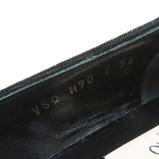 Valentino Garavani pumps Velvet, some with rock studs black Women 36 Used Authentic