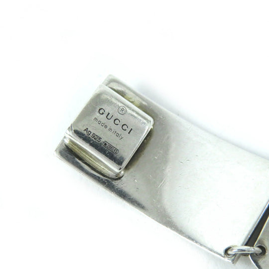 GUCCI bracelet Main: AG925, : Metal Silver Arabesque mens 17 Used Authentic