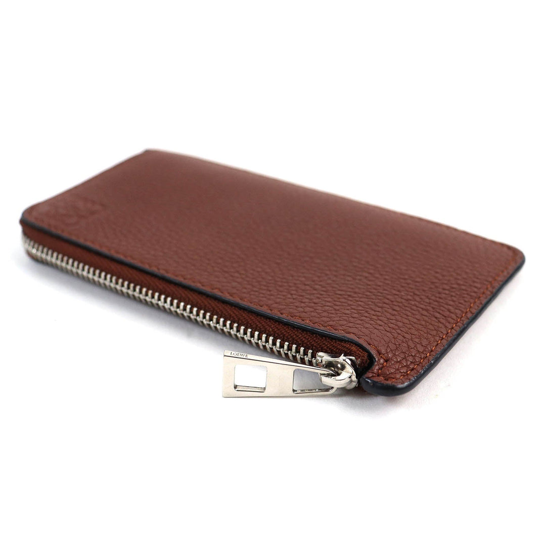 LOEWE Coin case C660Z40X05 Main: Leather Brown Women Used Authentic