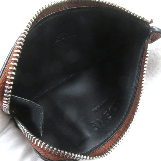 LOEWE Coin case C660Z40X05 Main: Leather Brown Women Used Authentic