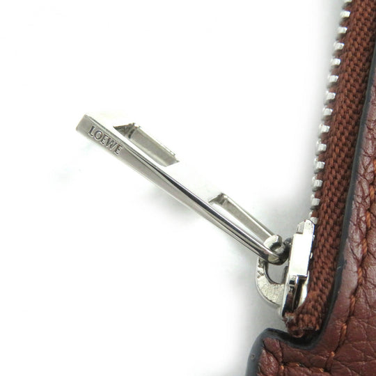 LOEWE Coin case C660Z40X05 Main: Leather Brown Women Used Authentic