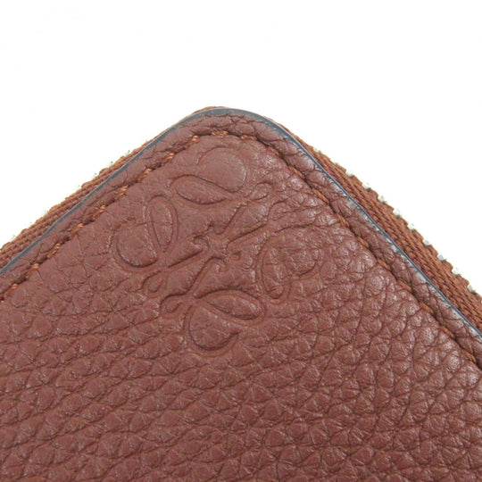 LOEWE Coin case C660Z40X05 Main: Leather Brown Women Used Authentic