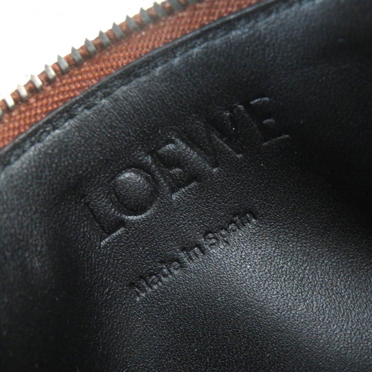 LOEWE Coin case C660Z40X05 Main: Leather Brown Women Used Authentic