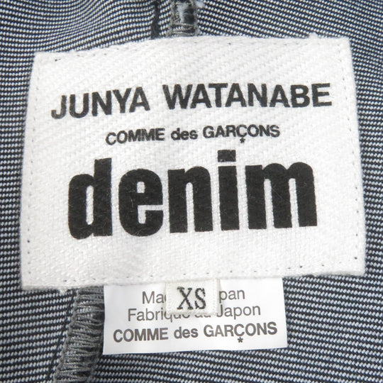 JUNYA WATANABE COMME des GARCONS one piece XB-O008 Main: 100% polyester, Lace: Upper thread 100% rayon, Lower thread 100% cotton Indigo Women XS Used Authentic