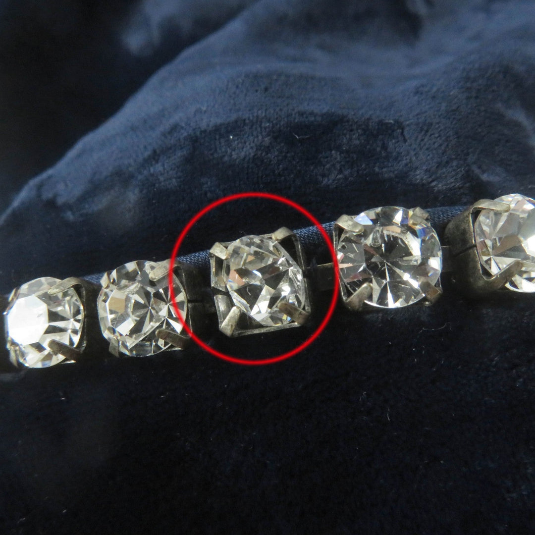 GUCCI Pants 493591 Main: 73% rayon, Main: 27% silk, Part: 100% silk, Lining: 71% acetate, Lining: 29% silk, Part: 60% metal, 40% glass Navy Women 36 Used Authentic