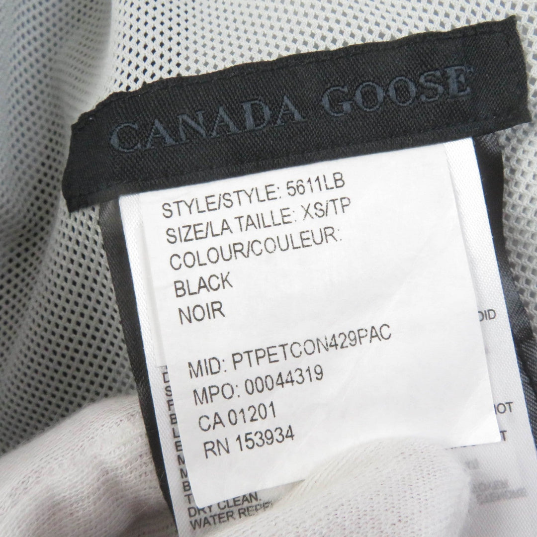 CANADA GOOSE Nylon jacket 5611LB Main: 94% nylon, Main: 6% polyurethane, Lining: 100% polyester, Back: 100% polyester black Black label Kitsilano Jacket Kitsilano Jacket Women XS Used Authentic