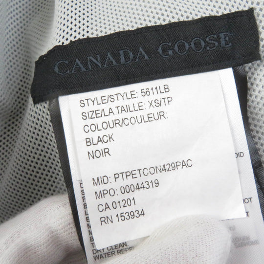 CANADA GOOSE Nylon jacket 5611LB Main: 94% nylon, Main: 6% polyurethane, Lining: 100% polyester, Back: 100% polyester black Black label Kitsilano Jacket Kitsilano Jacket Women XS Used Authentic