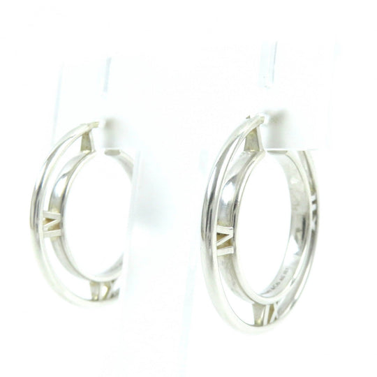 TIFFANY&Co. Pierce Main�FAG925 Silver Atlas Hoop Pierce Women Used Authentic