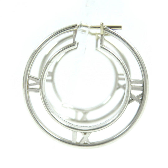 TIFFANY&Co. Pierce Main�FAG925 Silver Atlas Hoop Pierce Women Used Authentic