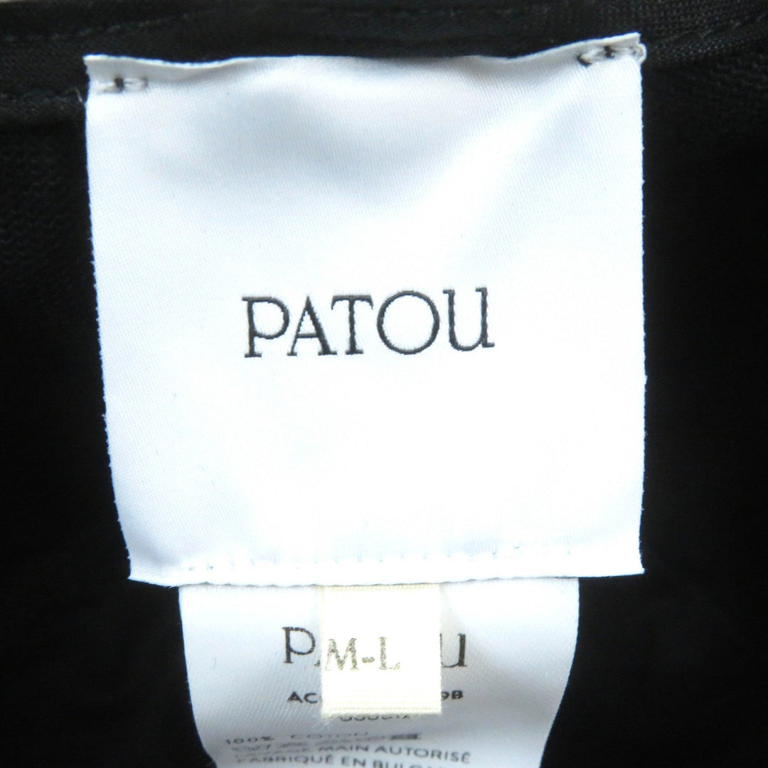 PATOU cap AC0400132999B Main: 100% cotton Black White Women Used Authentic
