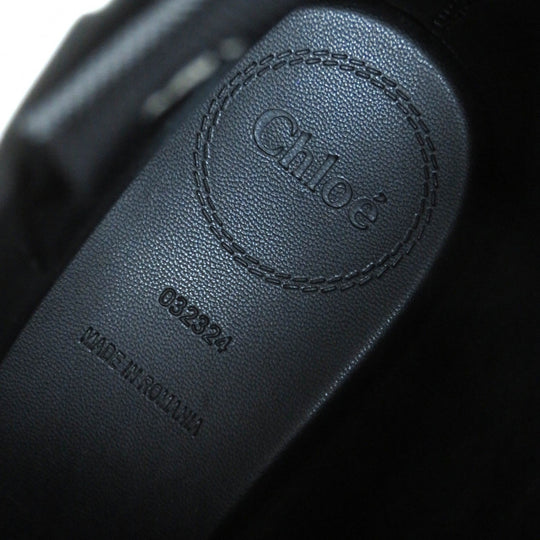 Chloe boots CHC23A904FP Main: Rubber black RAINA Women 37 Used Authentic