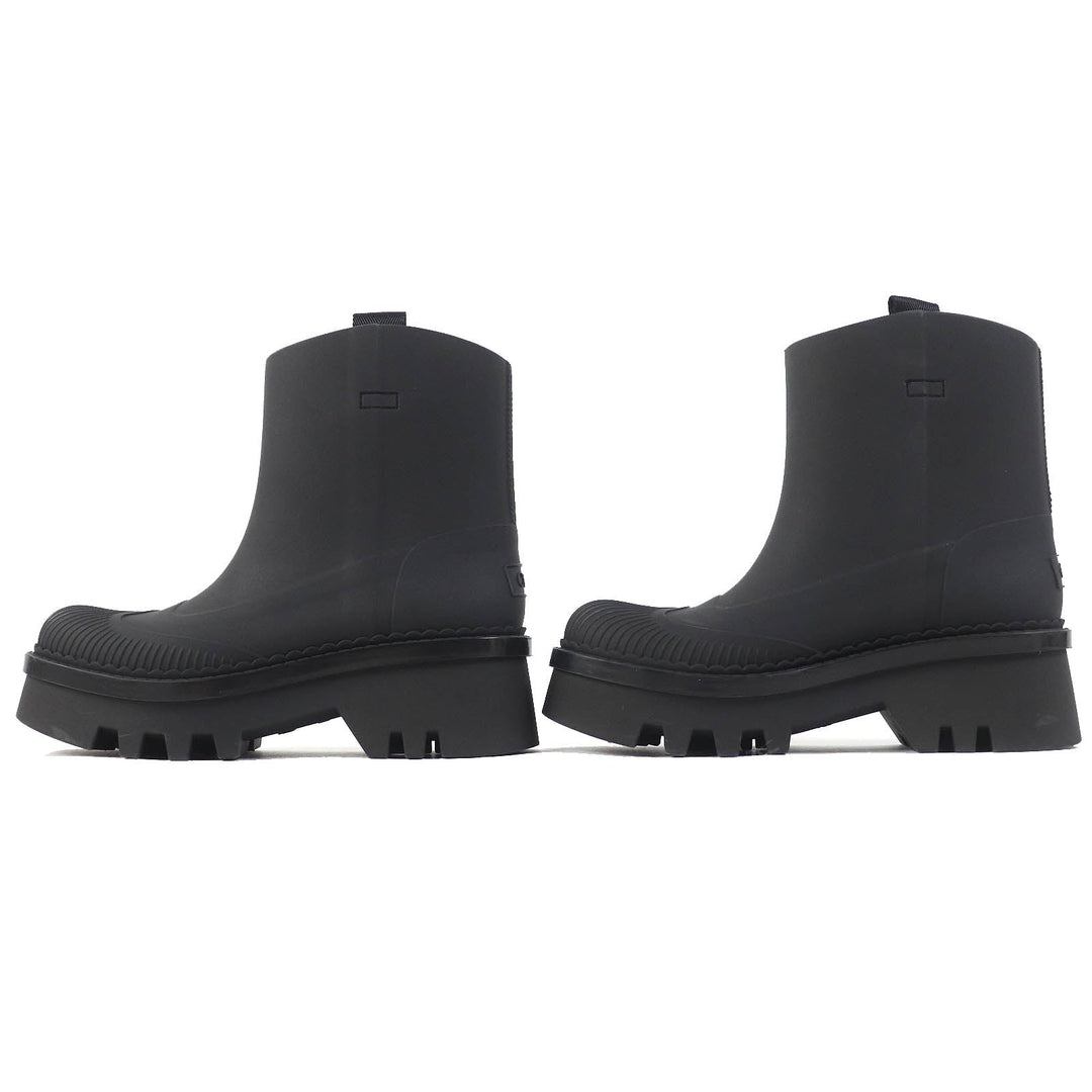 Chloe boots CHC23A904FP Main: Rubber black RAINA Women 37 Used Authentic