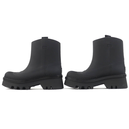 Chloe boots CHC23A904FP Main: Rubber black RAINA Women 37 Used Authentic