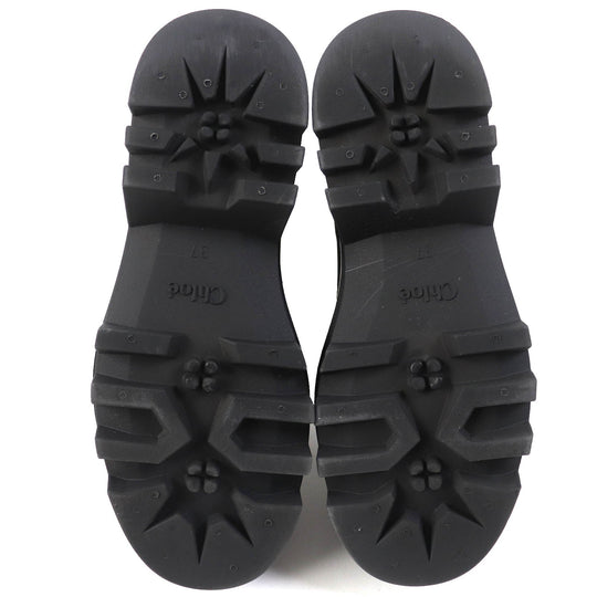 Chloe boots CHC23A904FP Main: Rubber black RAINA Women 37 Used Authentic