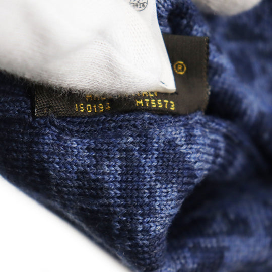 LOUIS VUITTON Knit cap M75573 Main: 100% wool blue mens Used Authentic
