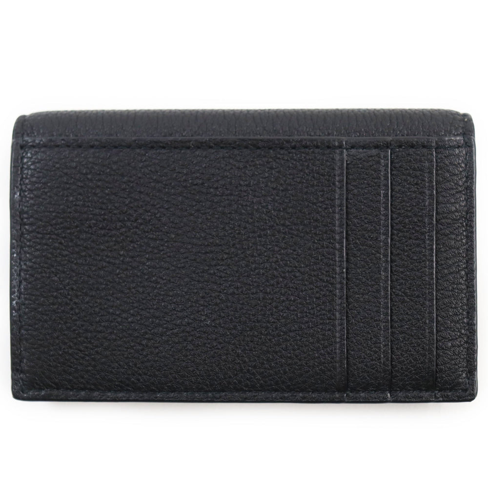 BOTTEGAVENETA Card Case Leather Black Saint Germain mens Used Authentic