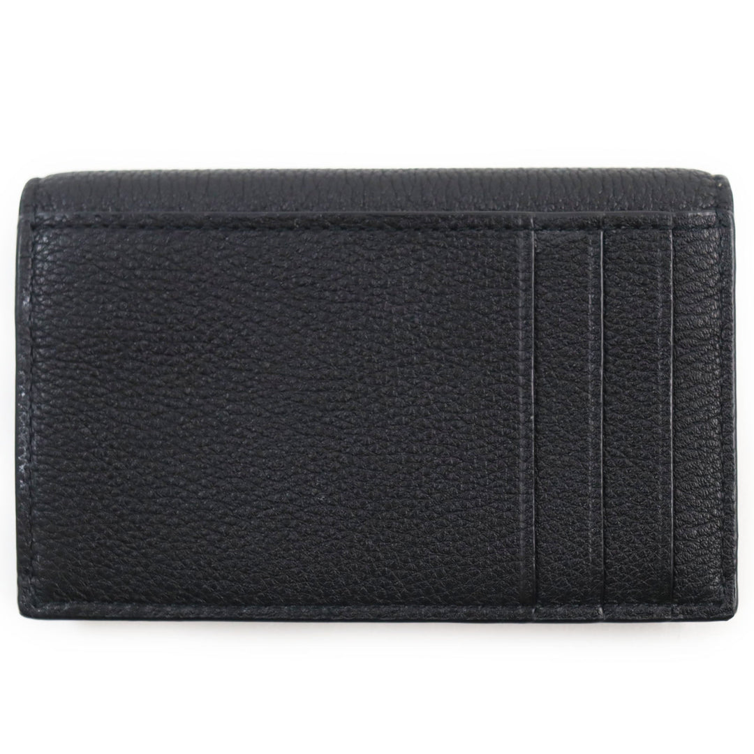 BOTTEGAVENETA Card Case Leather Black Saint Germain mens Used Authentic