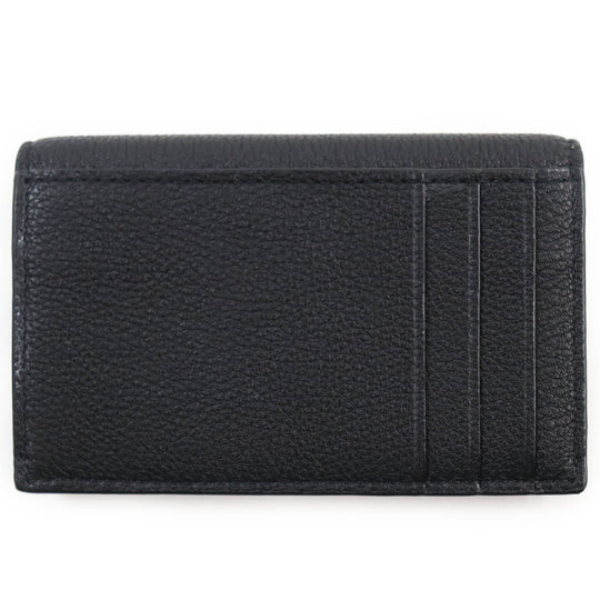 BOTTEGAVENETA Card Case Leather Black Saint Germain mens Used Authentic