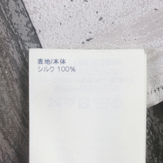 LOUIS VUITTON Long sleeve shirt HLS90W Outer material: silk 100% Light gray mens S Used Authentic