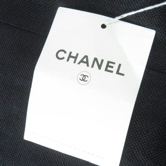 CHANEL Tight Skirt 150466D4 A250078 Main: 100% linen, lining: 100% silk black Women 34 Used Authentic