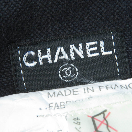 CHANEL Tight Skirt 150466D4 A250078 Main: 100% linen, lining: 100% silk black Women 34 Used Authentic