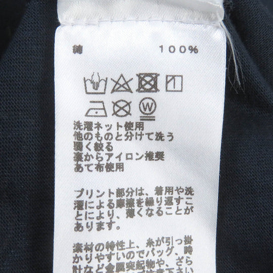 HERMES Short sleeve T-shirt Main: 100% cotton Navy mens S Used Authentic