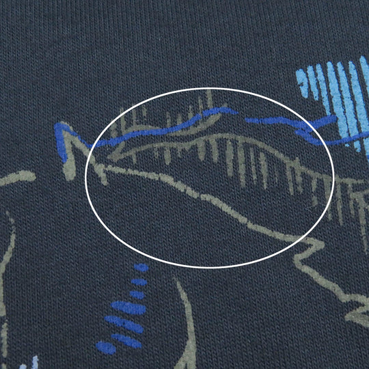 HERMES Short sleeve T-shirt Main: 100% cotton Navy mens S Used Authentic