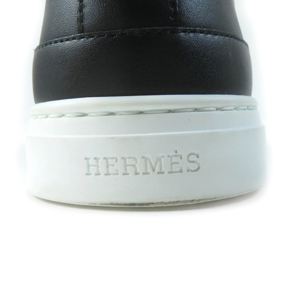 HERMES High cut sneakers 212260Z Main: Leather black Daydream Women 36.5 Used Authentic