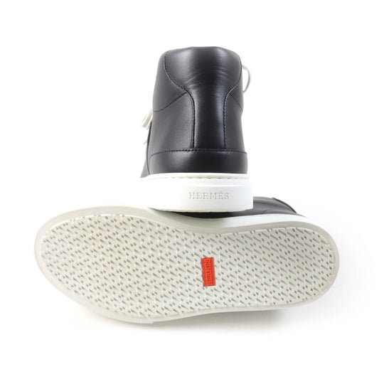 HERMES High cut sneakers 212260Z Main: Leather black Daydream Women 36.5 Used Authentic