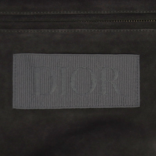 Dior HOMME leather jacket 383L419A0686 Lining: 100% cupra, Filling: 100% polyester, Outer: Cowhide Other fabric: 78% wool, 22% nylon Trimming: 100% polyester Dark navy mens 52 Used Authentic