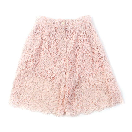 DOLCE&GABBANA Shorts FTBXST/HLMEA Outer: 51% cotton, Outer: 41% rayon, Outer: 8%, Lining: 96% silk, Lining: 4% pink Women 38 Used Authentic