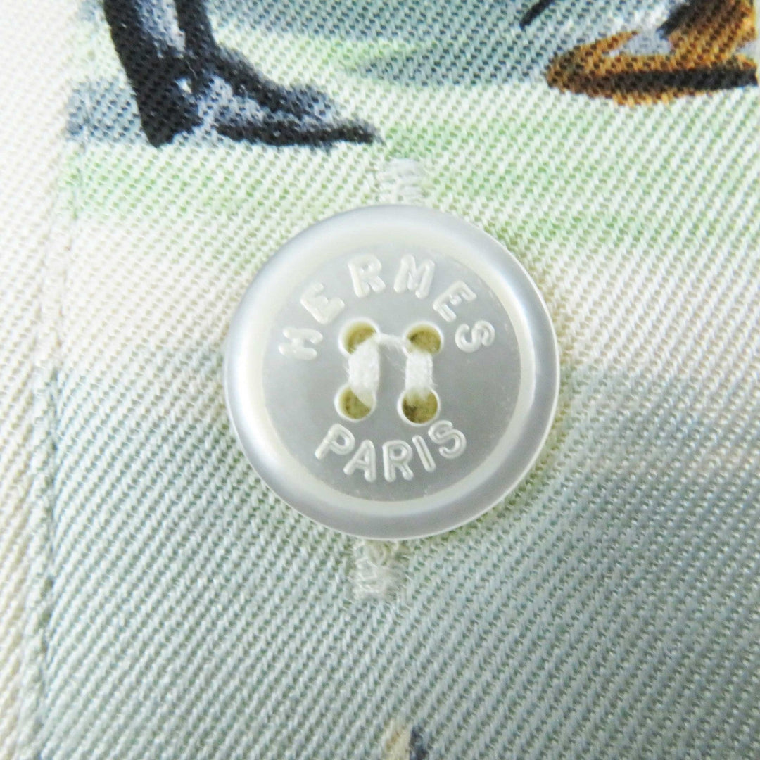 HERMES one piece Main: 100% silk Multi Women 36 Used Authentic