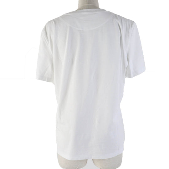 HERMES Short sleeve T-shirt 3H4611DL Main: 100% cotton white De Re Boucle Women 44 Used Authentic