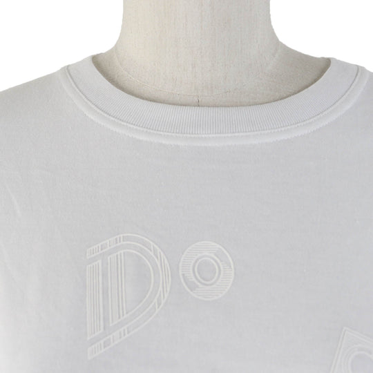 HERMES Short sleeve T-shirt 3H4611DL Main: 100% cotton white De Re Boucle Women 44 Used Authentic