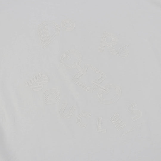 HERMES Short sleeve T-shirt 3H4611DL Main: 100% cotton white De Re Boucle Women 44 Used Authentic