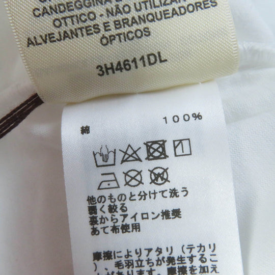 HERMES Short sleeve T-shirt 3H4611DL Main: 100% cotton white De Re Boucle Women 44 Used Authentic
