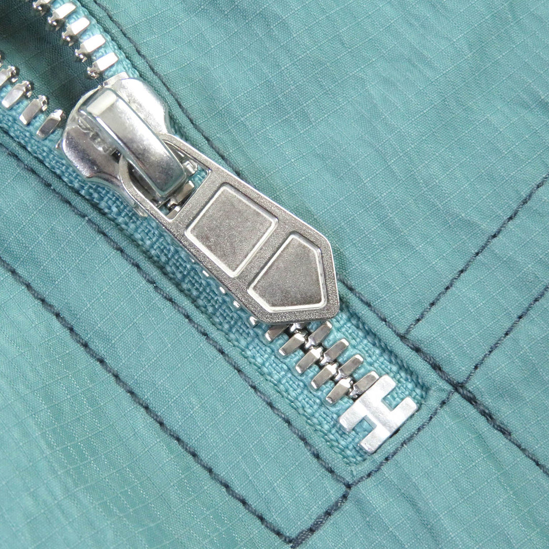 HERMES coat Main: 58% cupra, Main: 42% nylon, Part: 100% cotton Light blue mens 48 Used Authentic