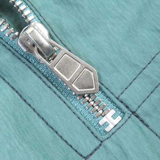 HERMES coat Main: 58% cupra, Main: 42% nylon, Part: 100% cotton Light blue mens 48 Used Authentic