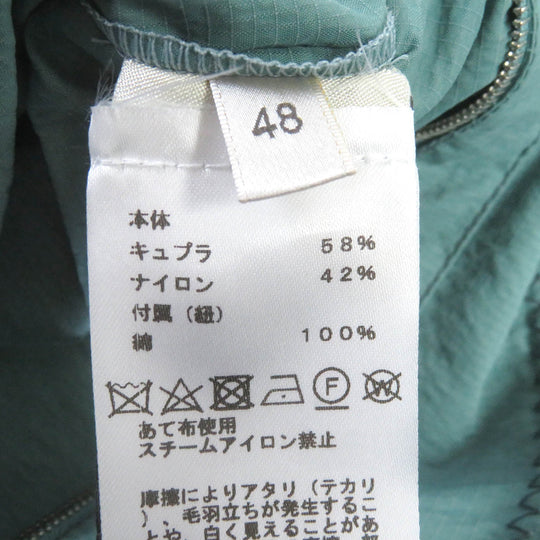 HERMES coat Main: 58% cupra, Main: 42% nylon, Part: 100% cotton Light blue mens 48 Used Authentic