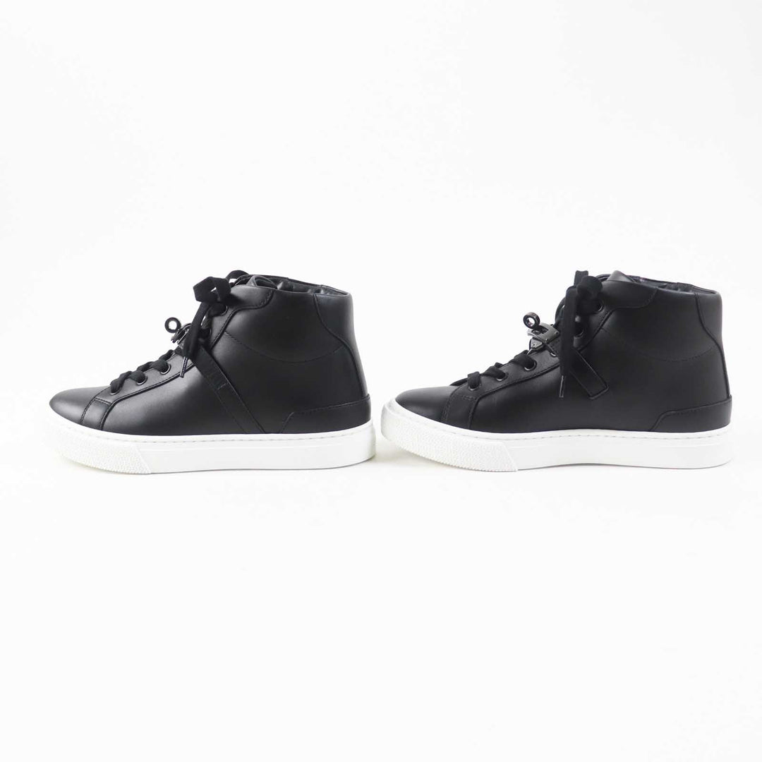 HERMES High cut sneakers RG222183Z Main: Leather black Daydream Women 36 Used Authentic