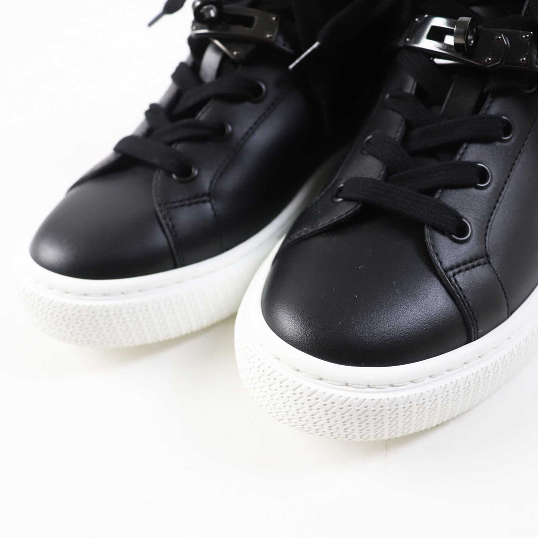 HERMES High cut sneakers RG222183Z Main: Leather black Daydream Women 36 Used Authentic