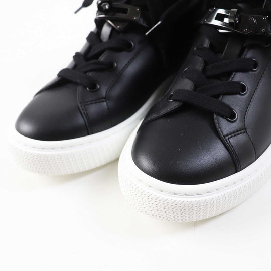 HERMES High cut sneakers RG222183Z Main: Leather black Daydream Women 36 Used Authentic