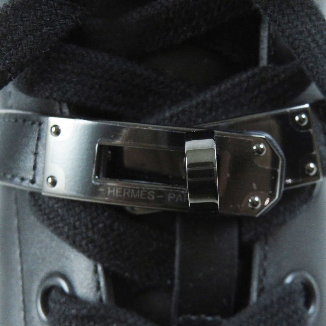 HERMES High cut sneakers RG222183Z Main: Leather black Daydream Women 36 Used Authentic