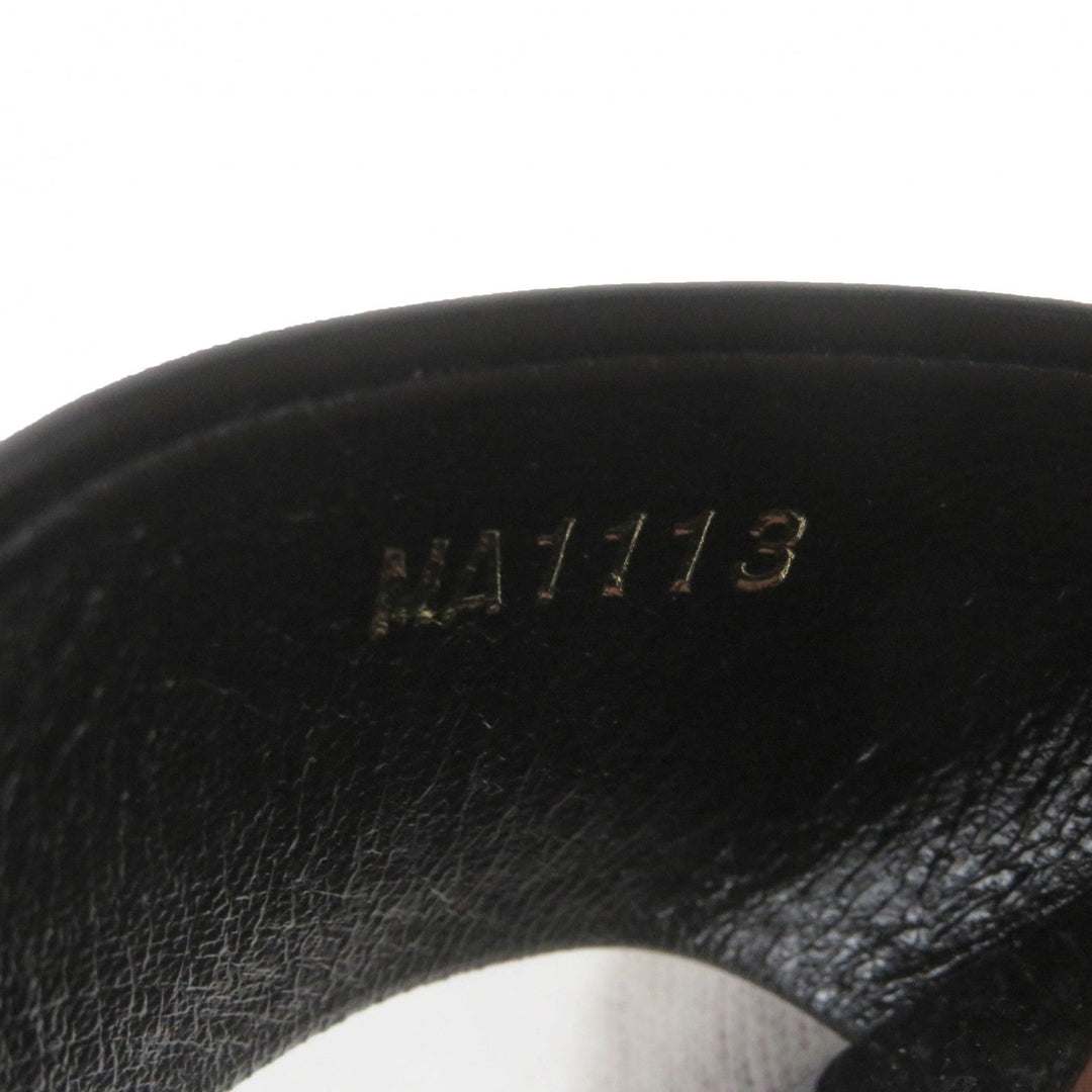 LOUIS VUITTON Sandals Main: Leather black Women 37 Used Authentic