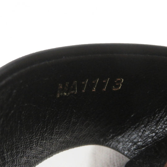 LOUIS VUITTON Sandals Main: Leather black Women 37 Used Authentic