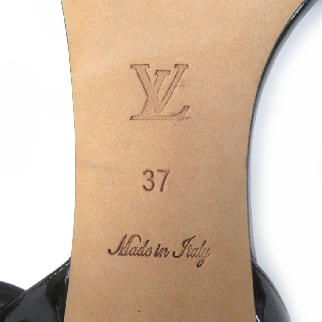 LOUIS VUITTON Sandals Main: Leather black Women 37 Used Authentic