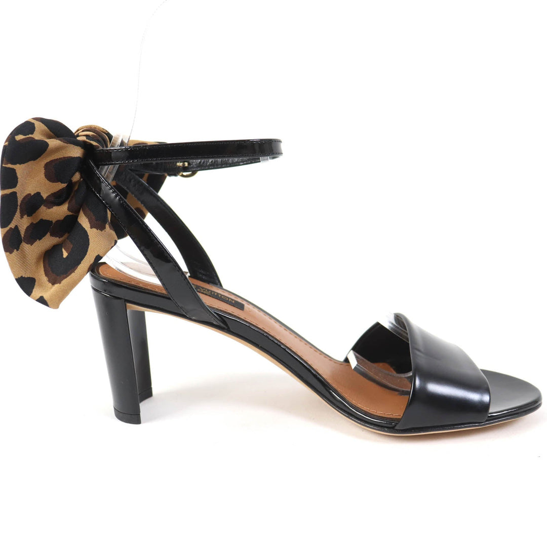 LOUIS VUITTON Sandals Main: Leather black Women 37 Used Authentic