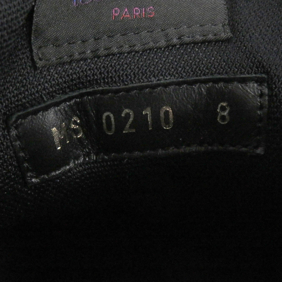 LOUIS VUITTON High cut sneakers Main: Leather black mens 8 Used Authentic