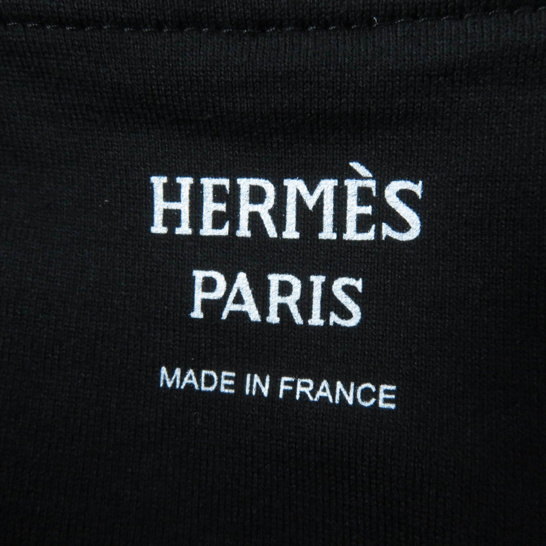 HERMES one piece Main: 100% cotton, Part: 100% cotton, Part: 100% silk black Women 34 Used Authentic